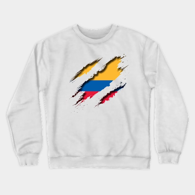 Colombia Shredding Crewneck Sweatshirt by blackcheetah